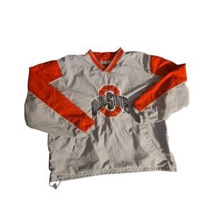Vtg Y2K GIII 58 Sports Ohio State Buckeyes Pullover Windbreaker Jacket Men’s XL